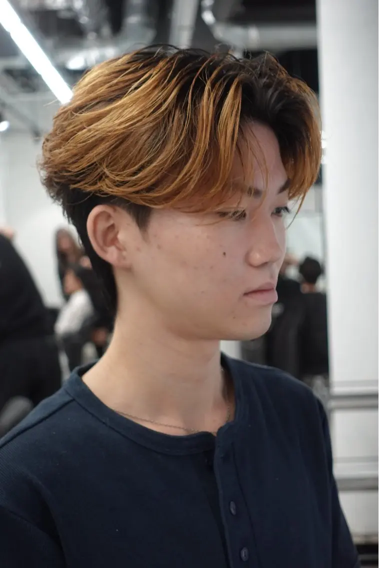 ショート パーマ ニュアンスパーマ 湖城 恵吾のヘアスタイル