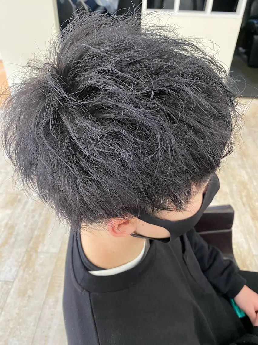 ✂️メンズクーポン✂️カット+パーマ+前処理トリートメントの写真