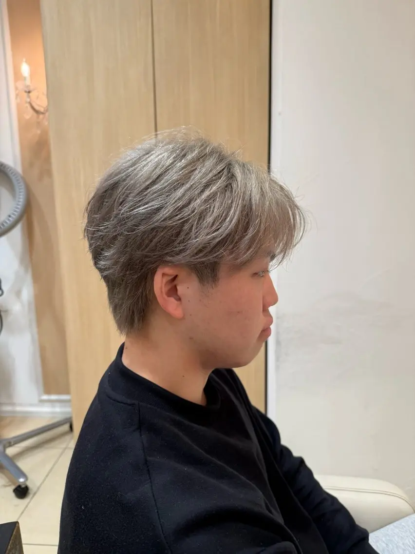 ショート パーマ メンズ カット ヘアカラー メンズ特化型美容師 栗山勇人のヘアスタイル