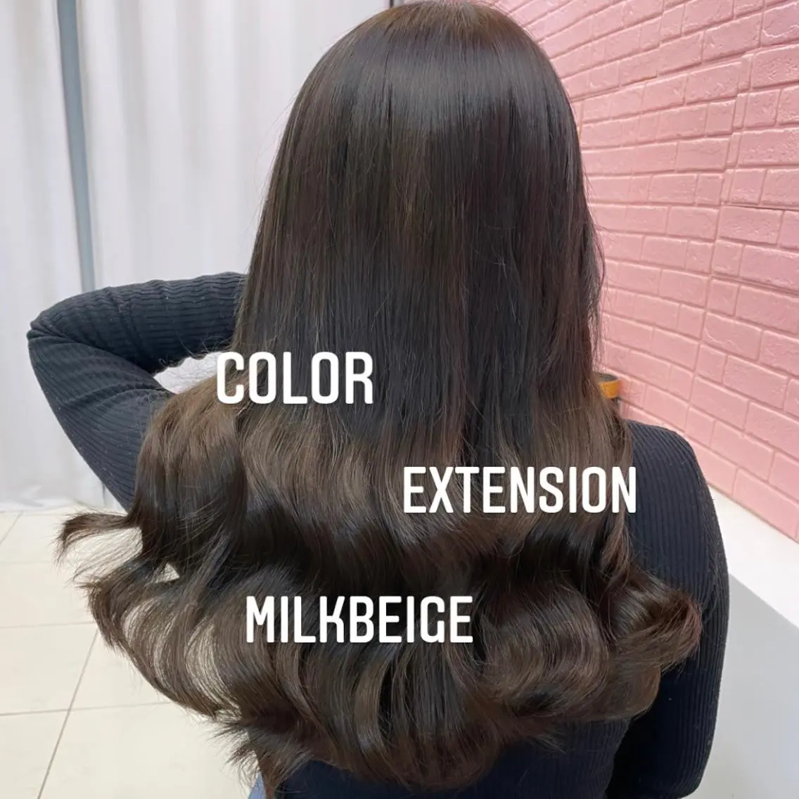 ロング カラー ヘアカラー エクステ エクステ🩵ブリーチ 韓国ヘア🩵KAEのヘアスタイル