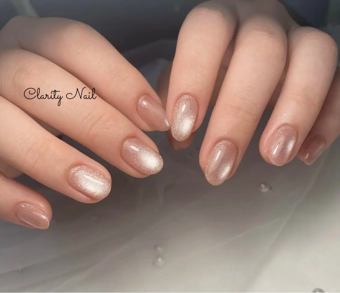 ネイル マグネットネイル ワンカラーネイル ハンドネイル Clarity Nailのネイルデザイン