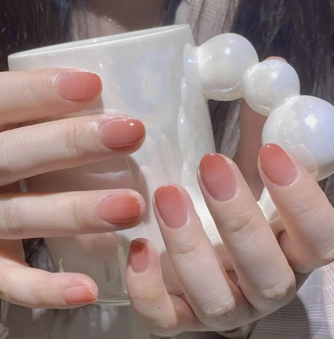 ネイル フレンチネイル Queen‘s なんのネイルデザイン