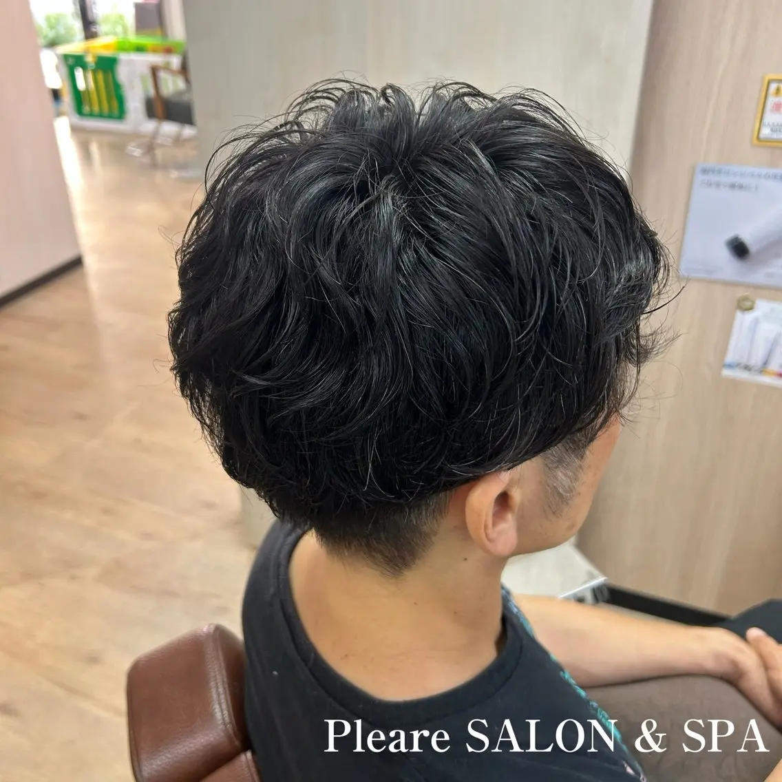 パーマ メンズ メンズパーマ カット パーマ トリートメント イワサ カオリのヘアスタイル