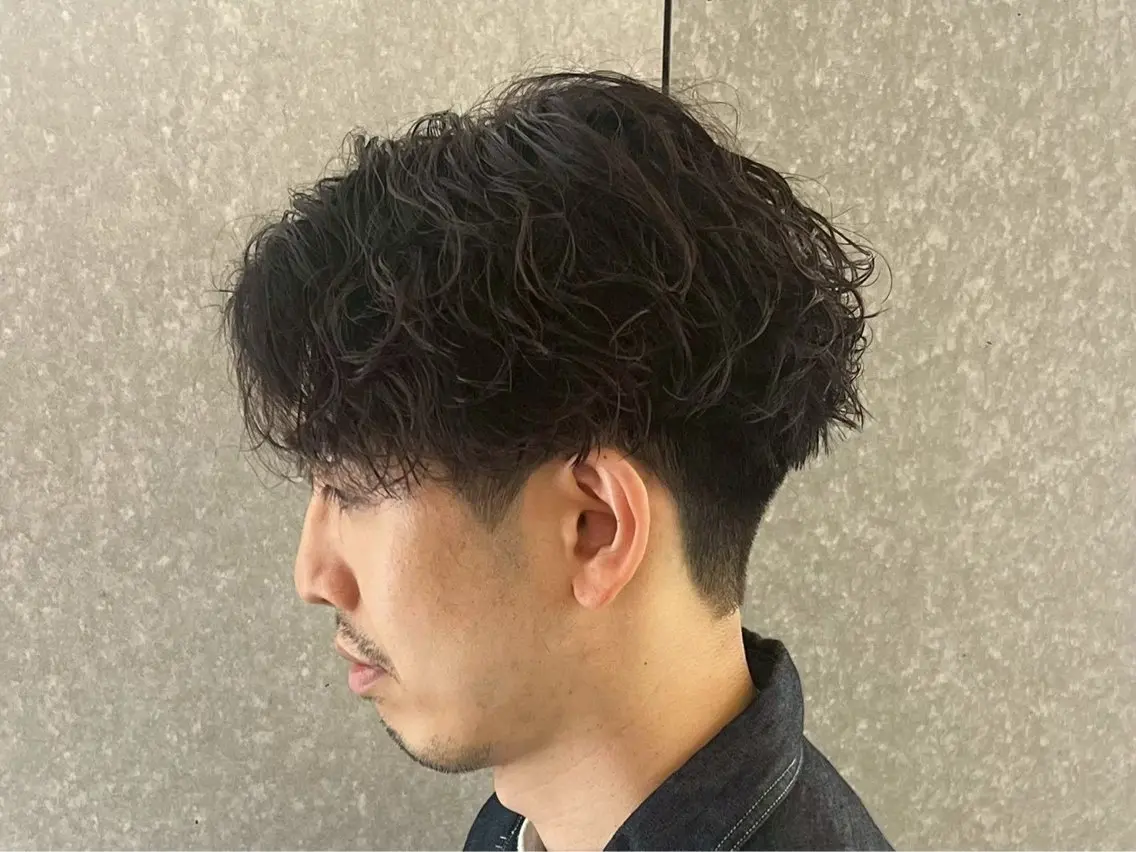 ショート パーマ メンズ 朝ラクパーマ 【SENA】のヘアスタイル