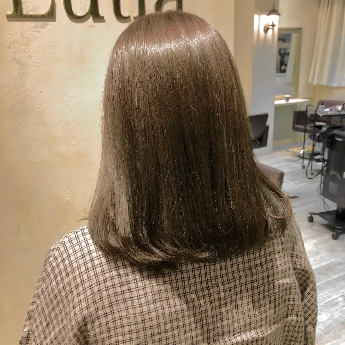 ミディアム 髪質改善 トリートメント Lutia  チノ リキマル🍀のヘアスタイル
