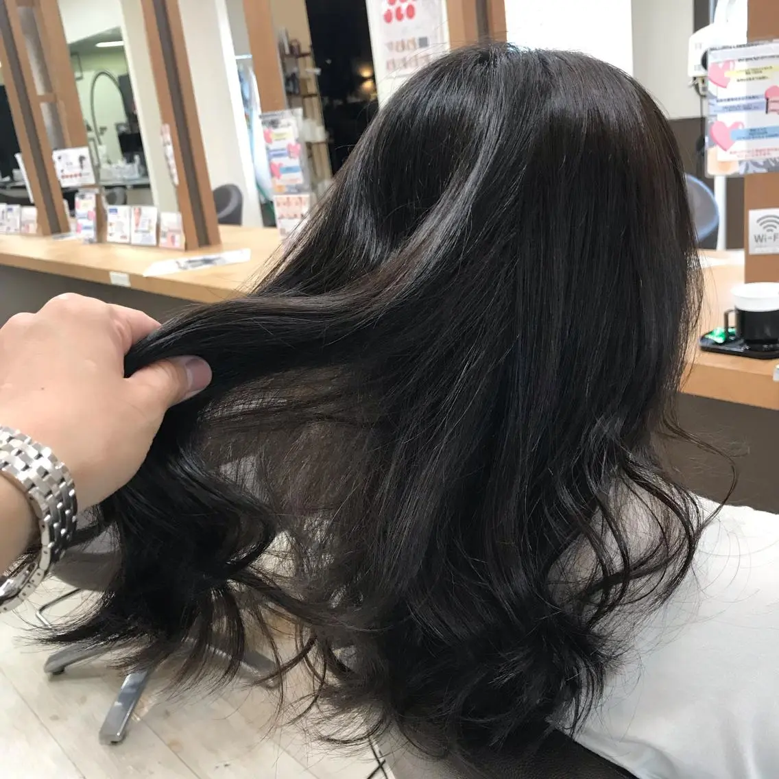 ロング カラー カット ヘアカラー トリートメント Lien 深井店のヘアスタイル