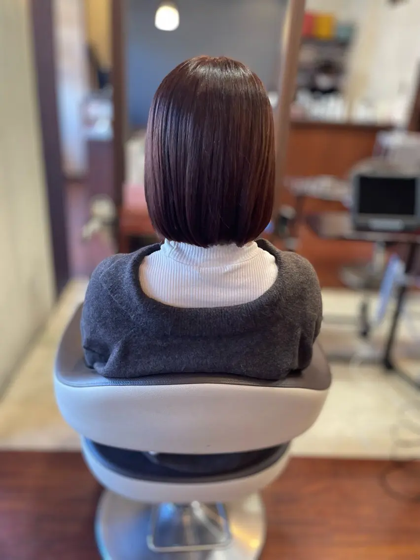 ショート 前下がりボブ ボブ 北泉 里彩のヘアスタイル
