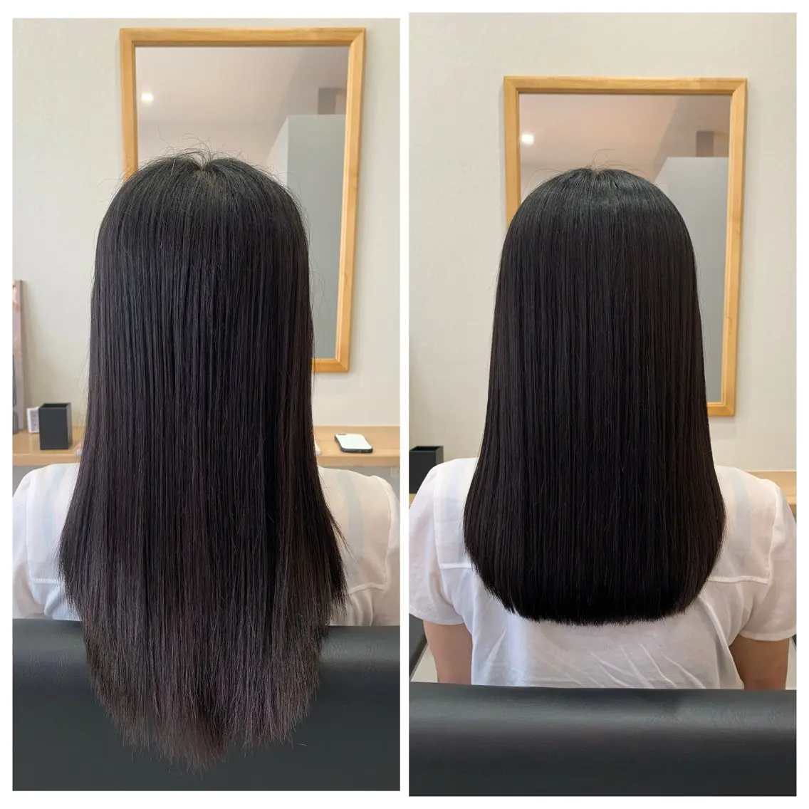 セミロング カット 縮毛矯正 トリートメント en.桐山 晃彦のヘアスタイル