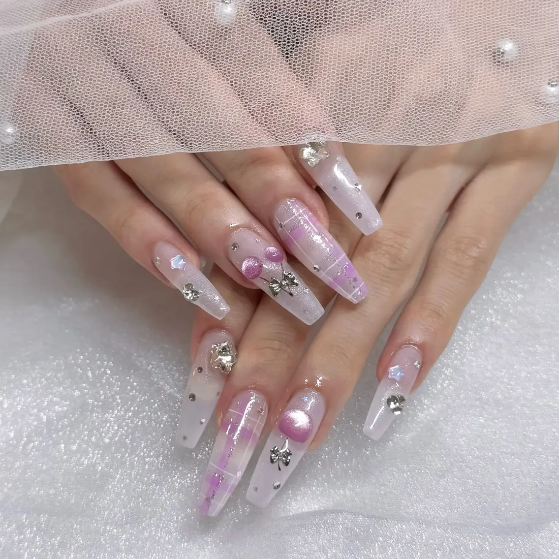 ネイル アートネイル ハンドネイル Hal nail立川 Nanami⏦のネイルデザイン