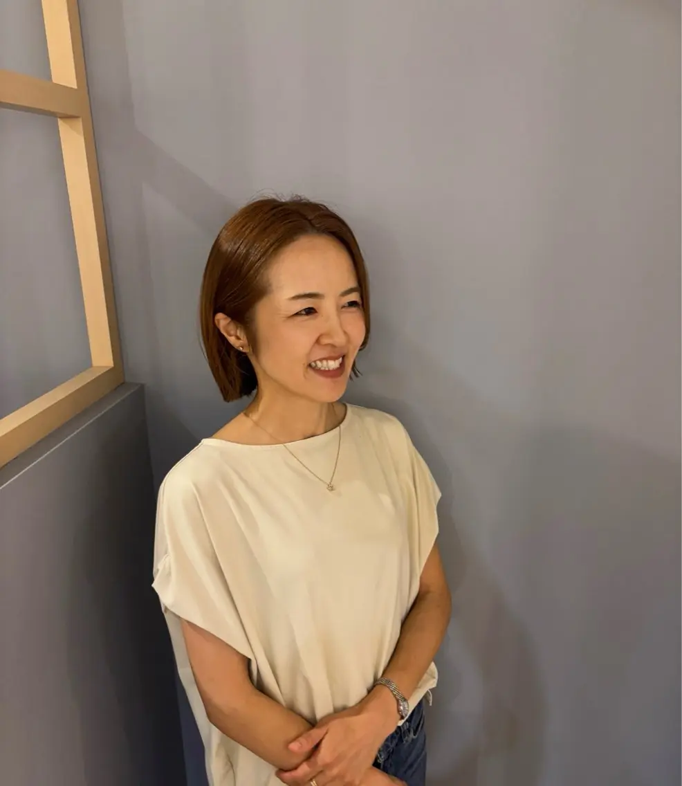 ミディアム 竹村 恵功代のヘアスタイル