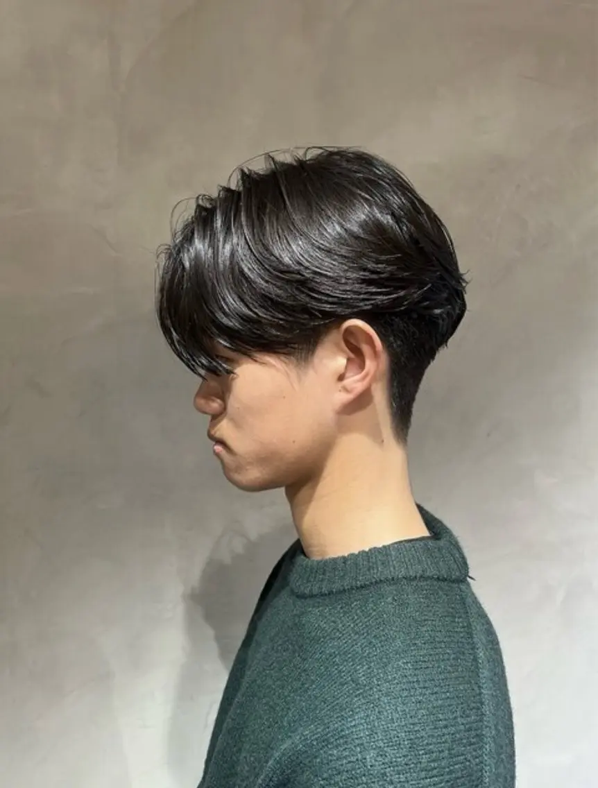 パーマ メンズ 縮毛矯正 トリートメント 重松 丈博のヘアスタイル