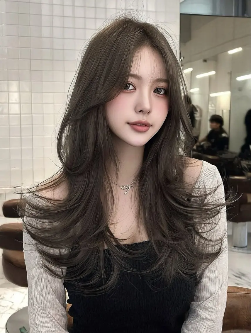 ロング 髪質改善透明感カラー 🩵🫧Hanakaのヘアスタイル