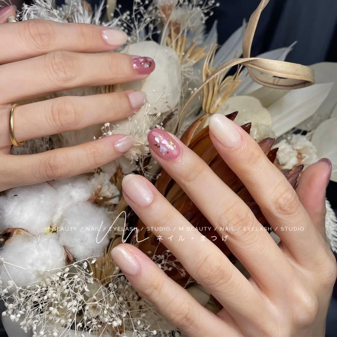 ネイル ハンドネイル M 🌷Nail 長さだし専門店のネイルデザイン