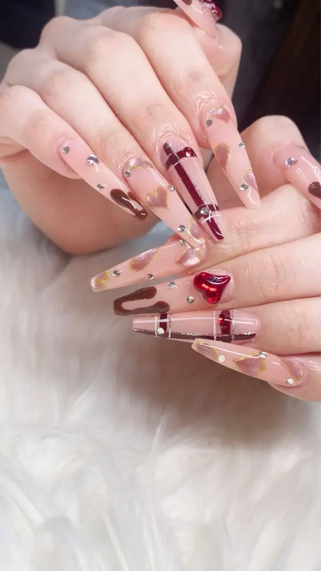 ネイル アートネイル フレンチネイル ジェルネイル 韓国ネイル マグネットネイル HAPPI NAIL 大国町のネイルデザイン