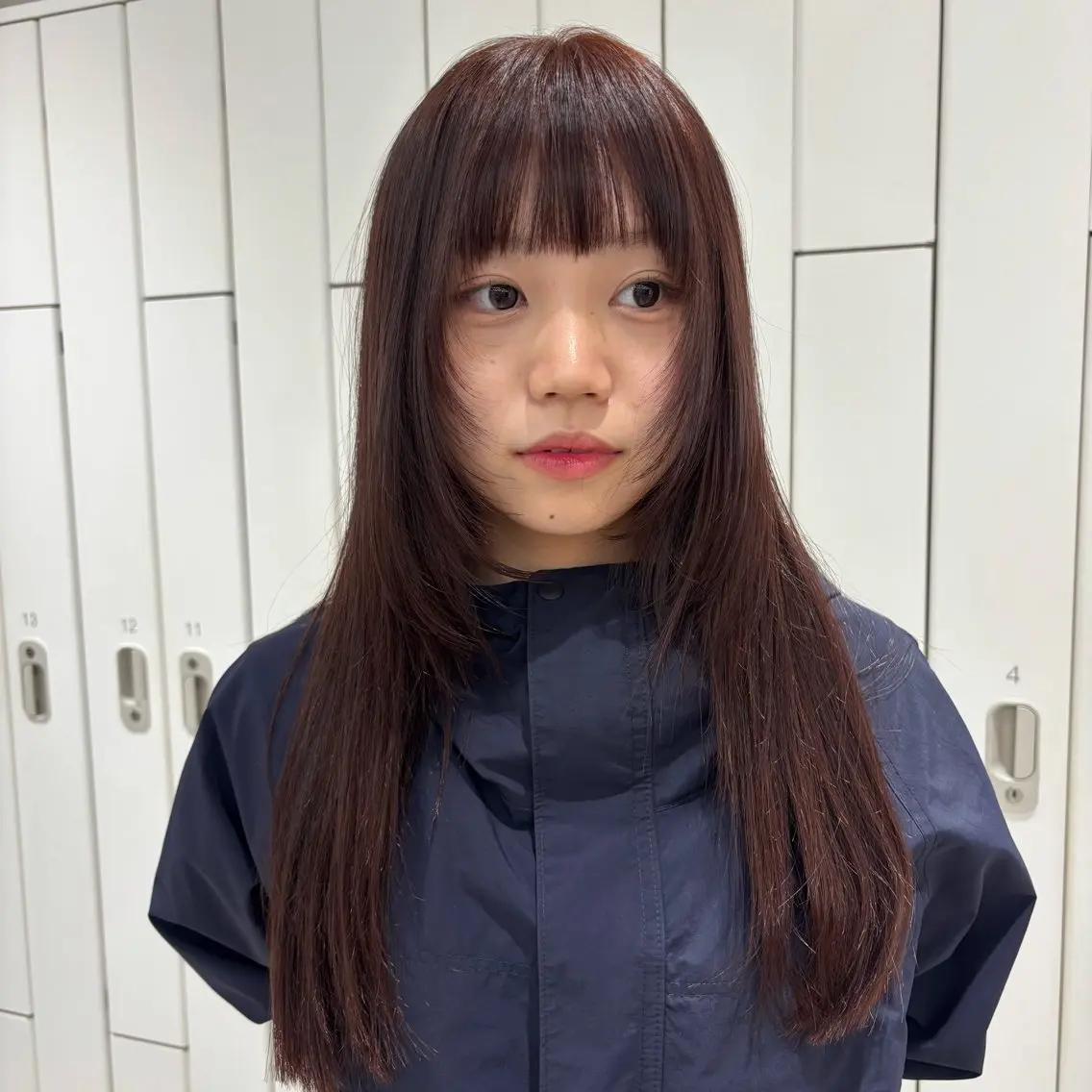 ロング ヘアカラー トリートメント 韓国レイヤー／透明感 カラー🍀*そら໒꒱のヘアスタイル
