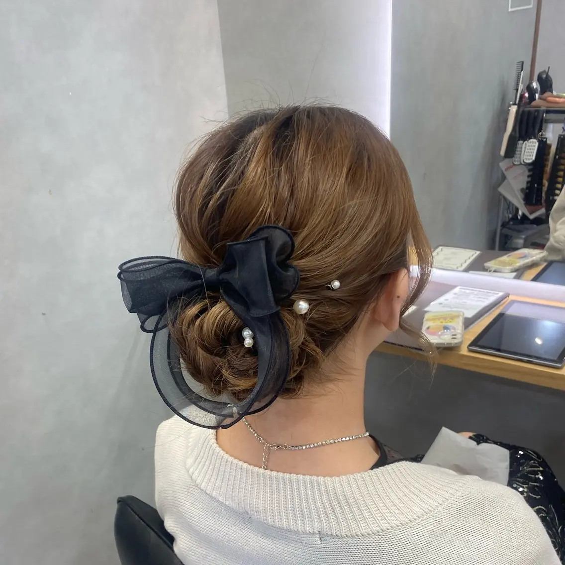 セミロング ヘアアレンジ カット ナツキ💫 カットモデル募集中のヘアスタイル