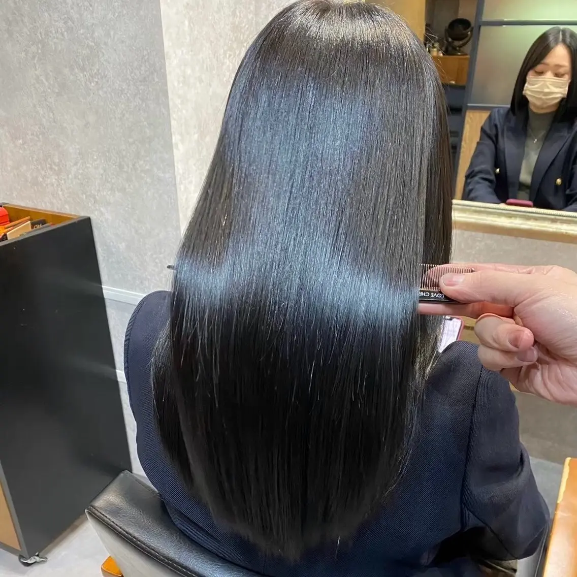 ロング 縮毛矯正 透明感カラー💫 Katsukiのヘアスタイル