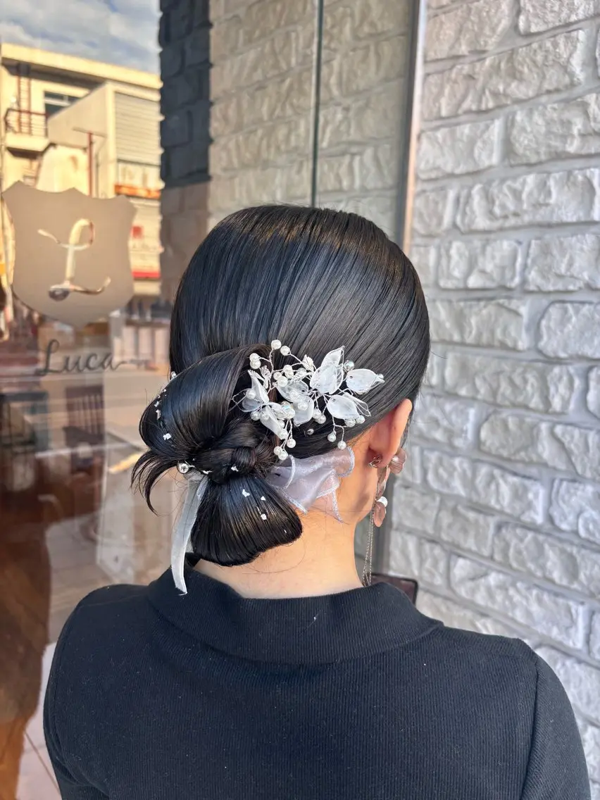 ヘアアレンジ ヘアセット 八木 瑠奈のヘアスタイル