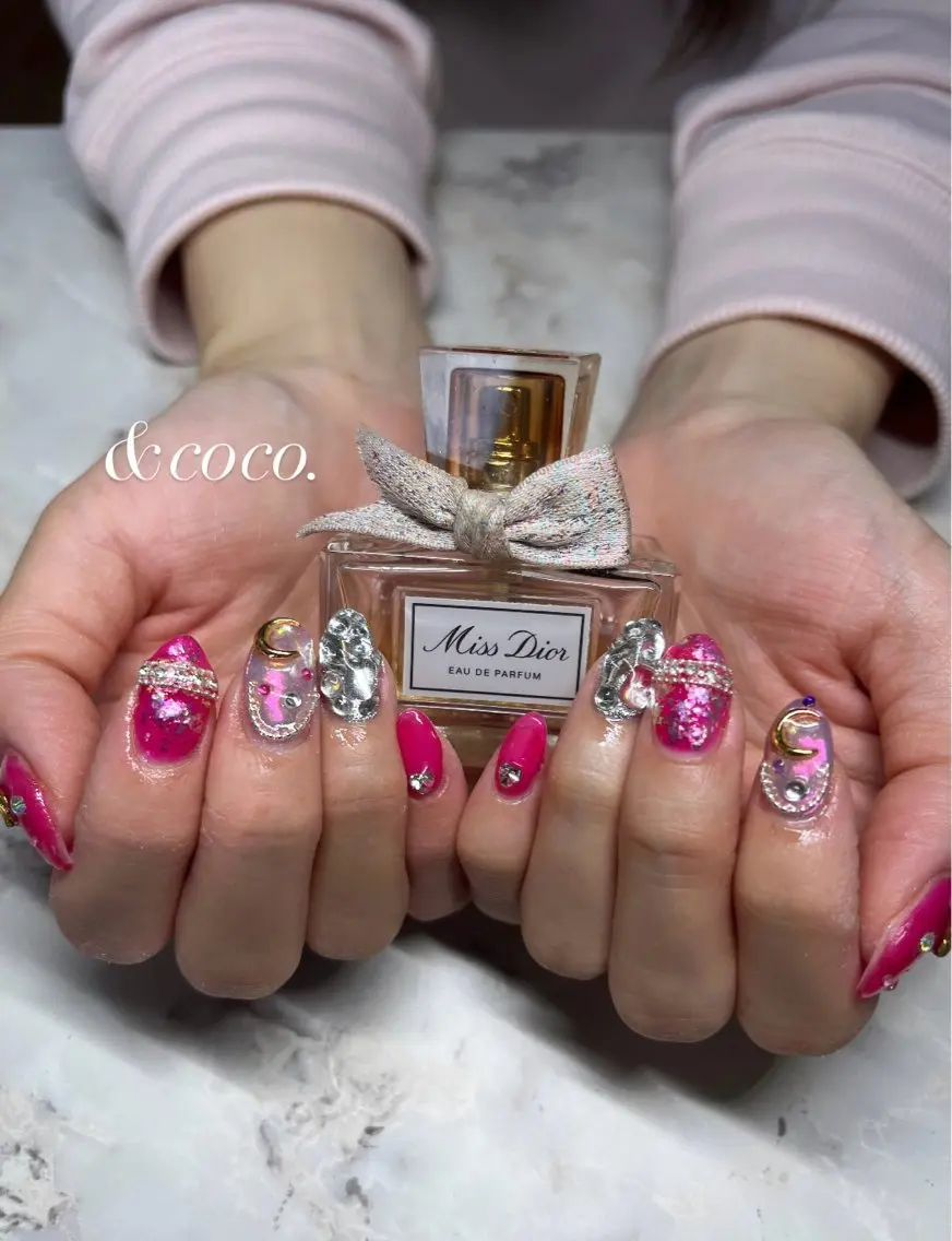 ネイル 長さ出し ＆ coco.のネイルデザイン