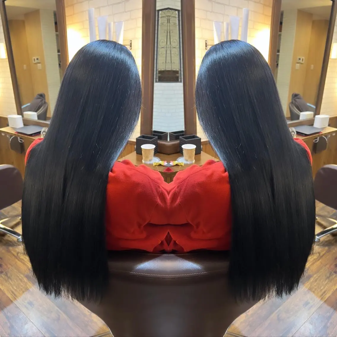 ロング カラー アクアカラー 髪質改善 トリートメント 🫧髪質改善×艶髪 🫧根本泰成🫧のヘアスタイル