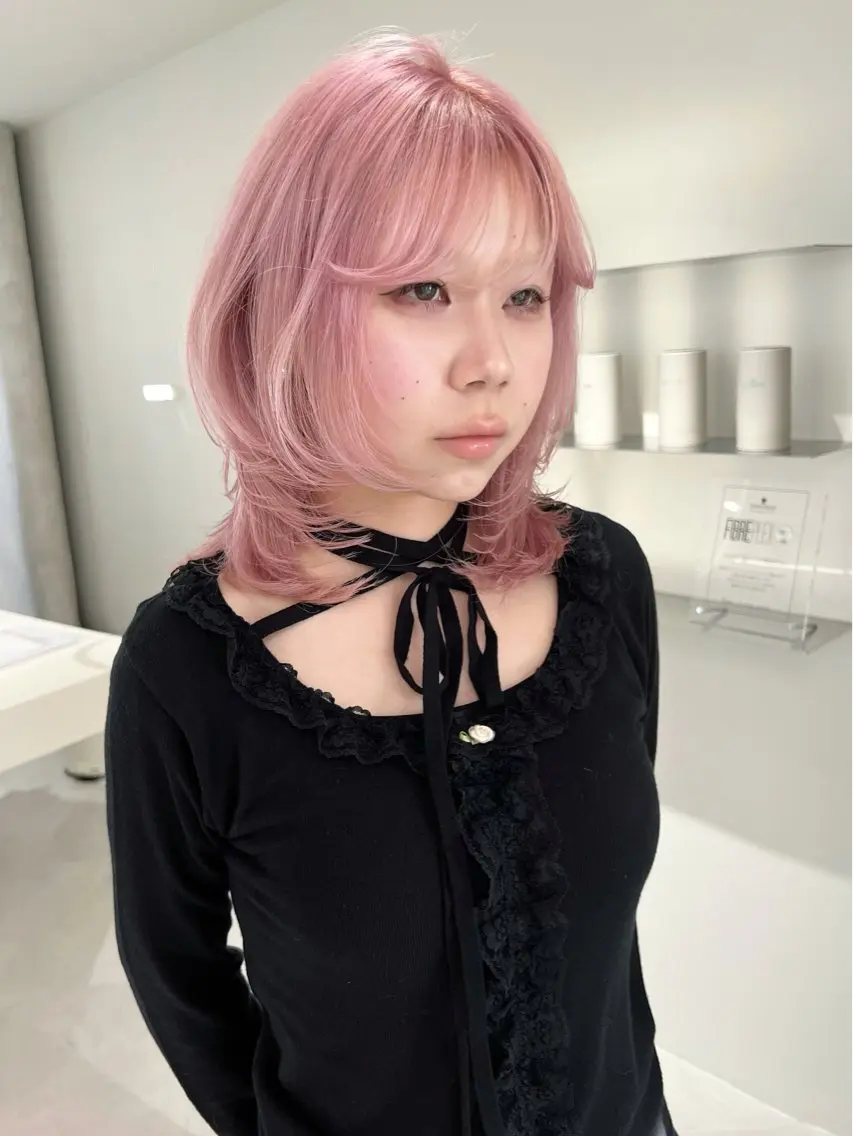 【カットダブルカラー】似合わせハイトーンスタイル🎀ケアブリーチ込みの写真