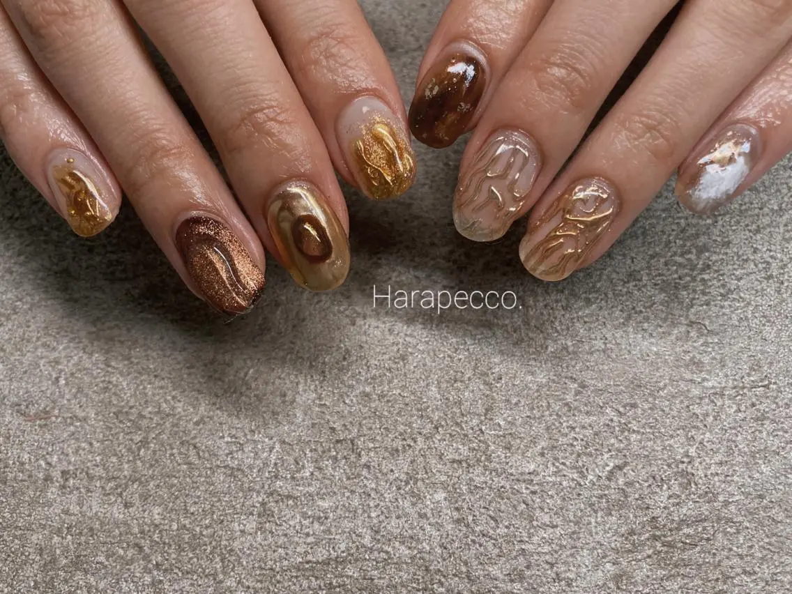 ネイル アートネイル ハンドネイル Hiro nail /Harapeccoのネイルデザイン