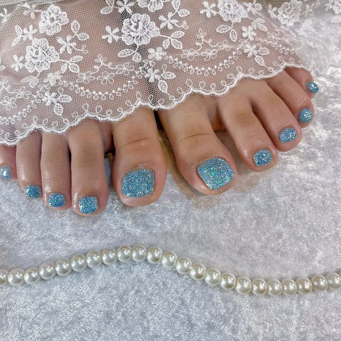 ネイル フットネイル Maya 🧊🫧‪／渋谷のネイルデザイン