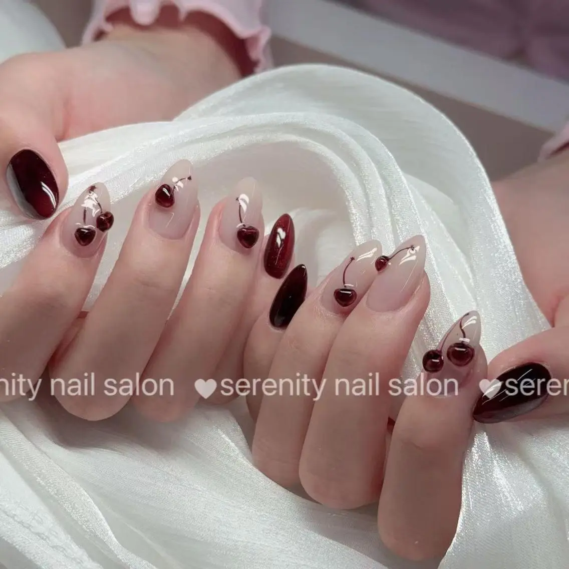 ネイル 長さ出し 持ち込み ワンホンネイル ハンドネイル ハンドケア ✨Serenity Nail salonのネイルデザイン