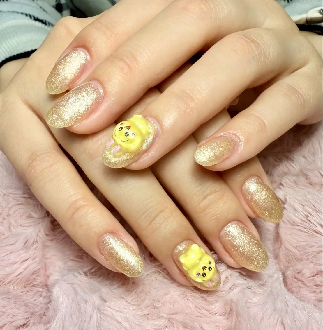 ネイル アートネイル チークネイル フラッシュネイル フラッシュマグ フレンチネイル Mai’s nailのネイルデザイン
