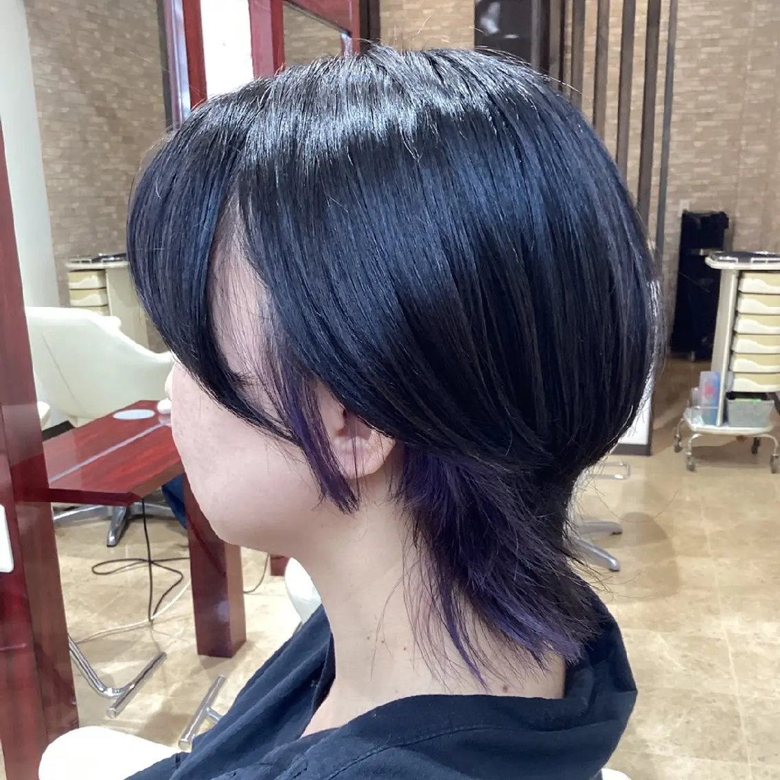 ミディアム ヘアカラー Nanami/ 似合わせカットのヘアスタイル