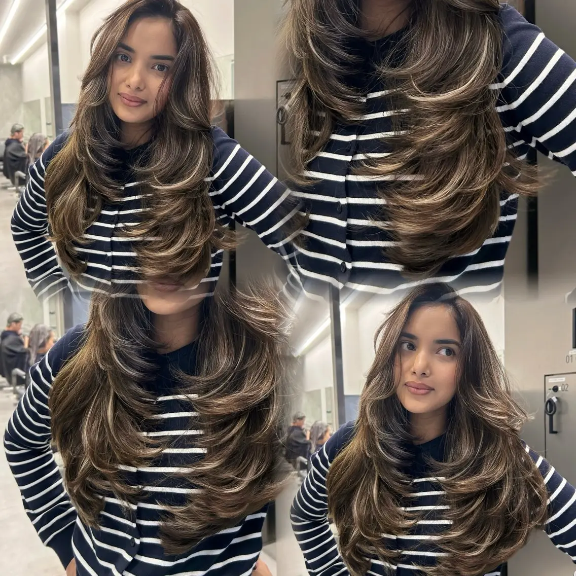ロング ハイライト レイヤーカット カット ヘアカラー 大人レイヤー/艶美髪 🇺🇸TOMONAのヘアスタイル