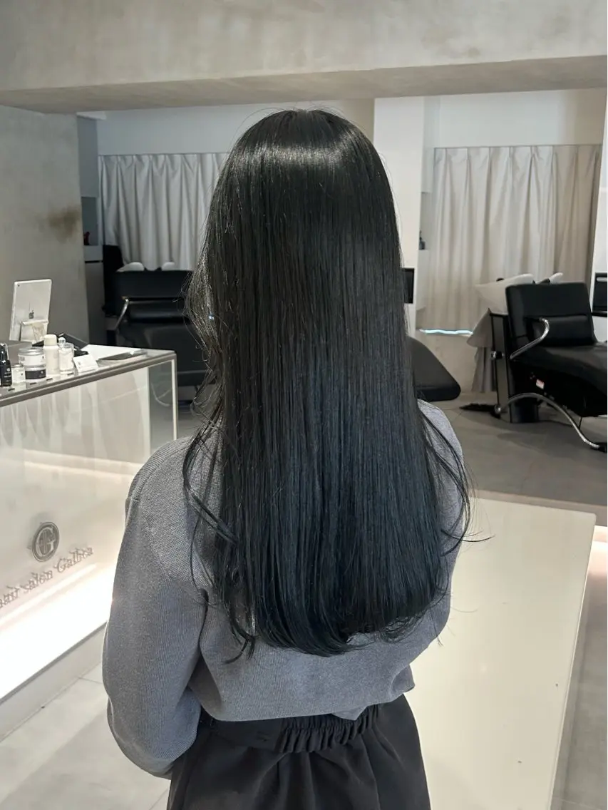 ロング カラー カット ヘアカラー トリートメント 🧚つやさらhair 🧚manakaのヘアスタイル