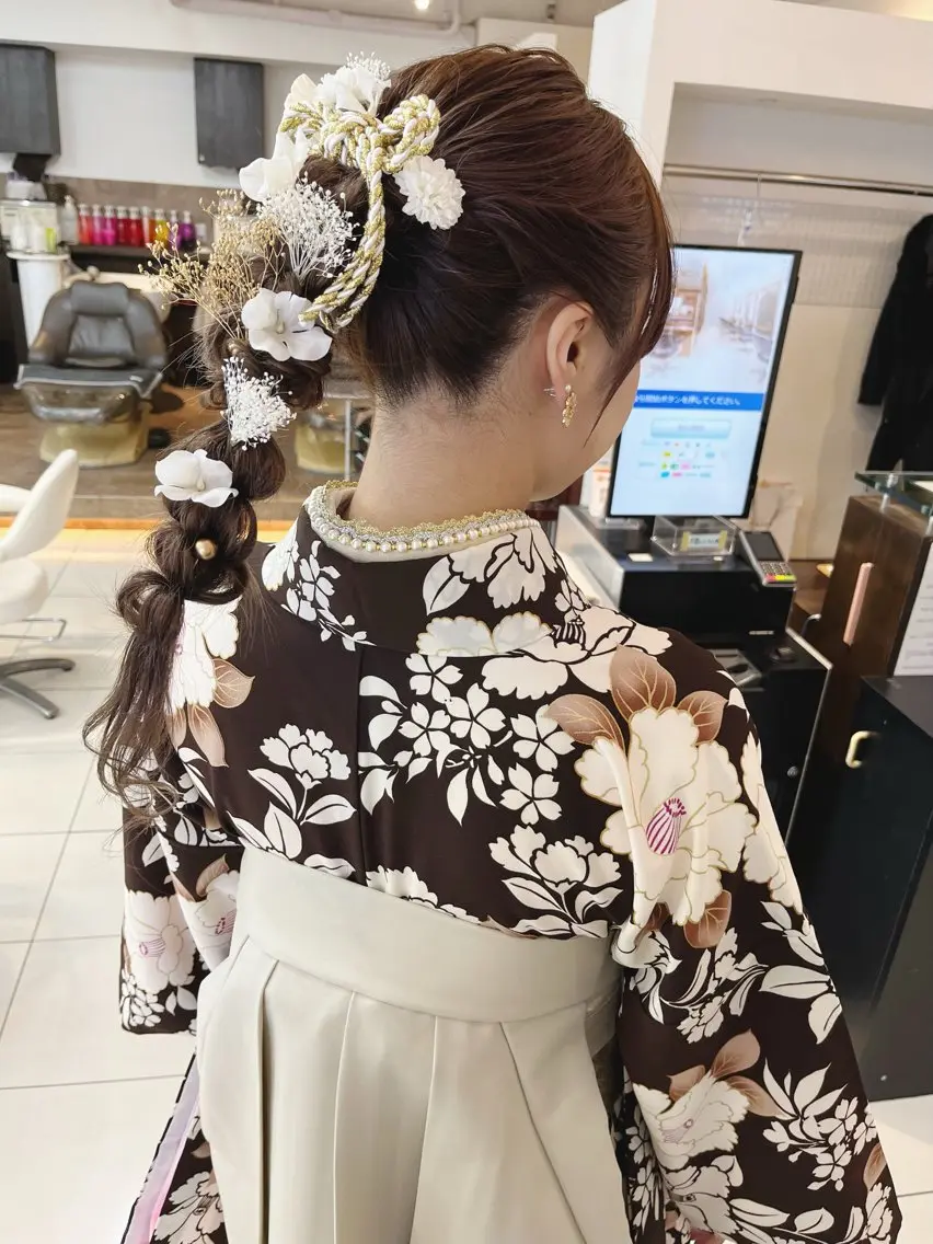 ロング ヘアアレンジ ヘアセット アレンジ&ショート 💙YUKINOのヘアスタイル