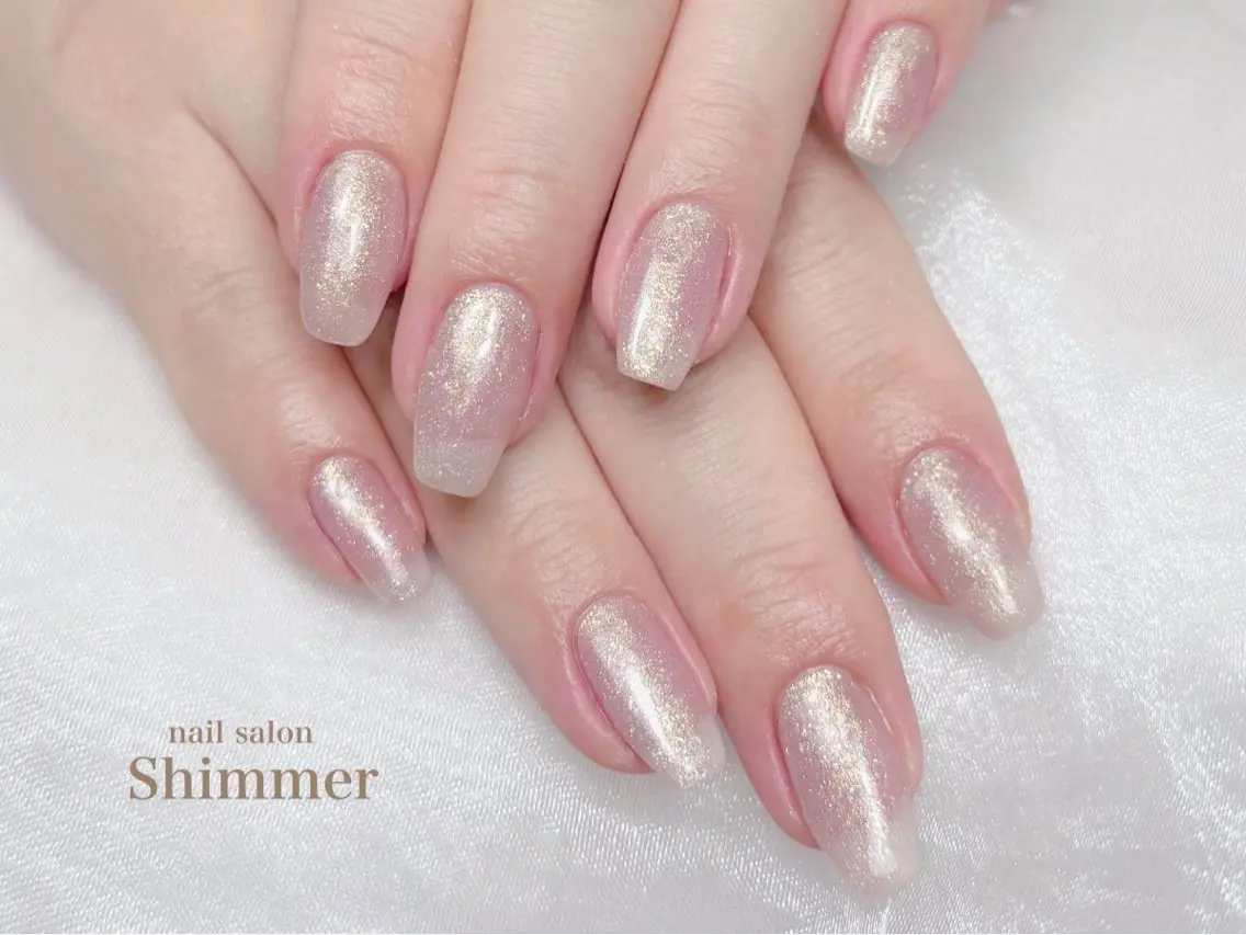 ネイル ハンドネイル Shimmer Risaのネイルデザイン