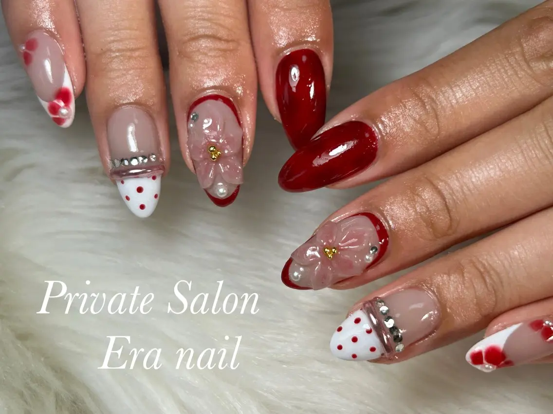 ネイル 持ち込み ハンドネイル Era nailのネイルデザイン