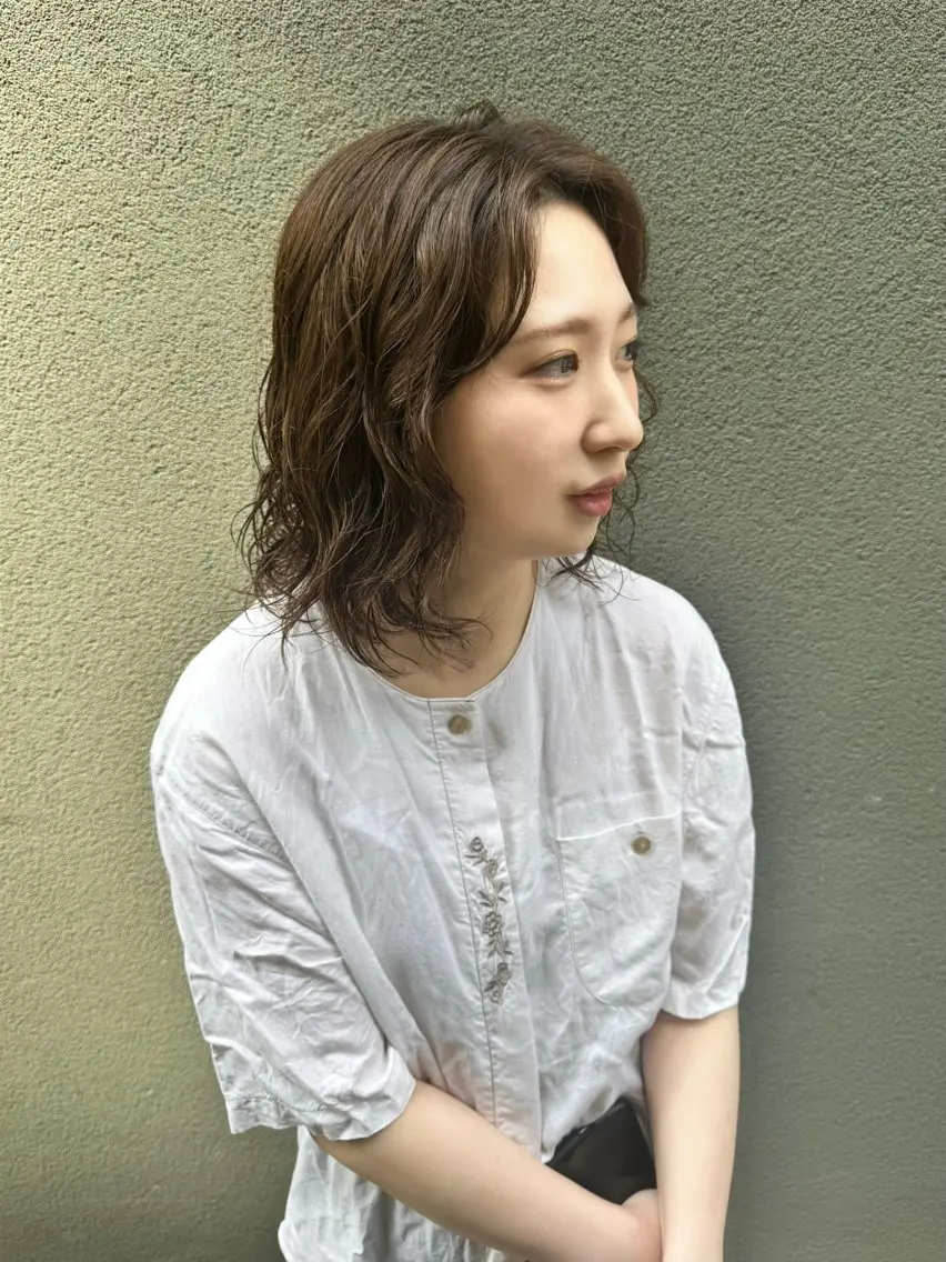 パーマ こうのゆうか/ デザインパーマのヘアスタイル