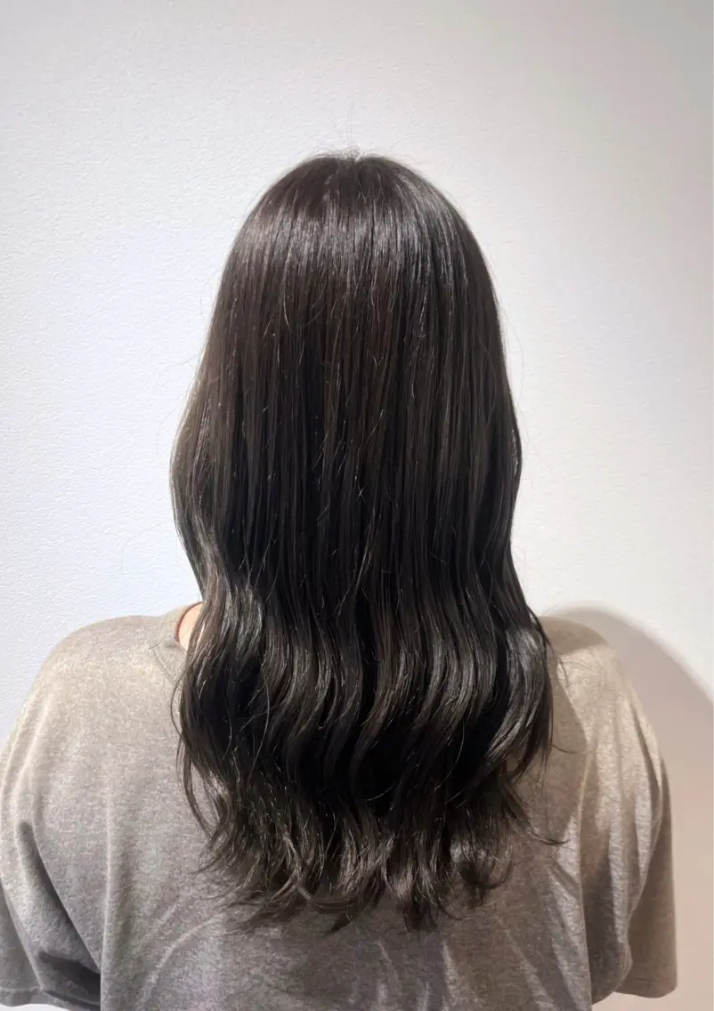 ロング カラー 透明感カラー ヘアカラー 透明感Color🩶 髪質改善 ユウナ🦋のヘアスタイル