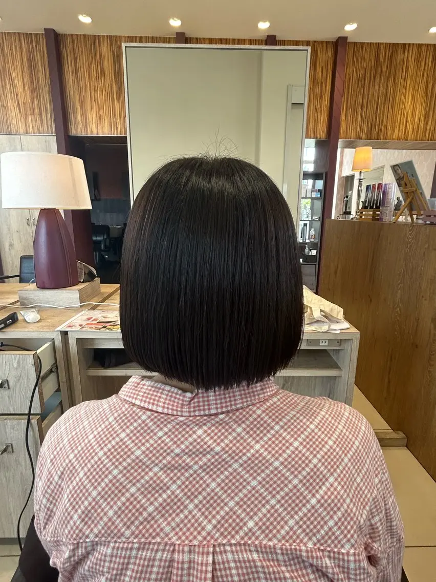 ショート 縮毛矯正 earth天童店 Kurumiのヘアスタイル
