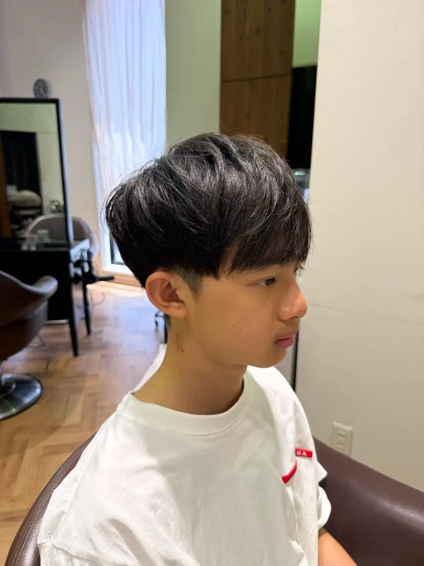 ショート メンズ マッシュ 学生（メンズ向け） 学生 ショートヘア 溝口 槙里也のヘアスタイル