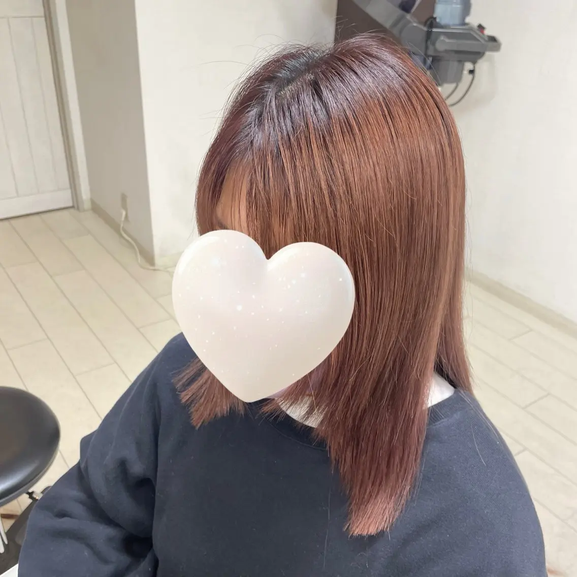 セミロング レイヤーカット アミーベル🧸🧡 本店✂️しおりのヘアスタイル