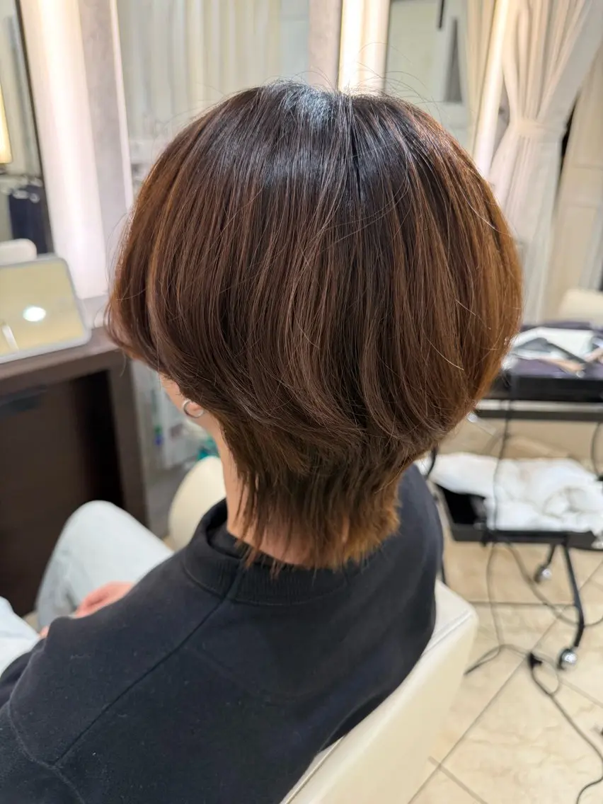 ショート ウルフカット 石垣廣乃 /Hironoのヘアスタイル