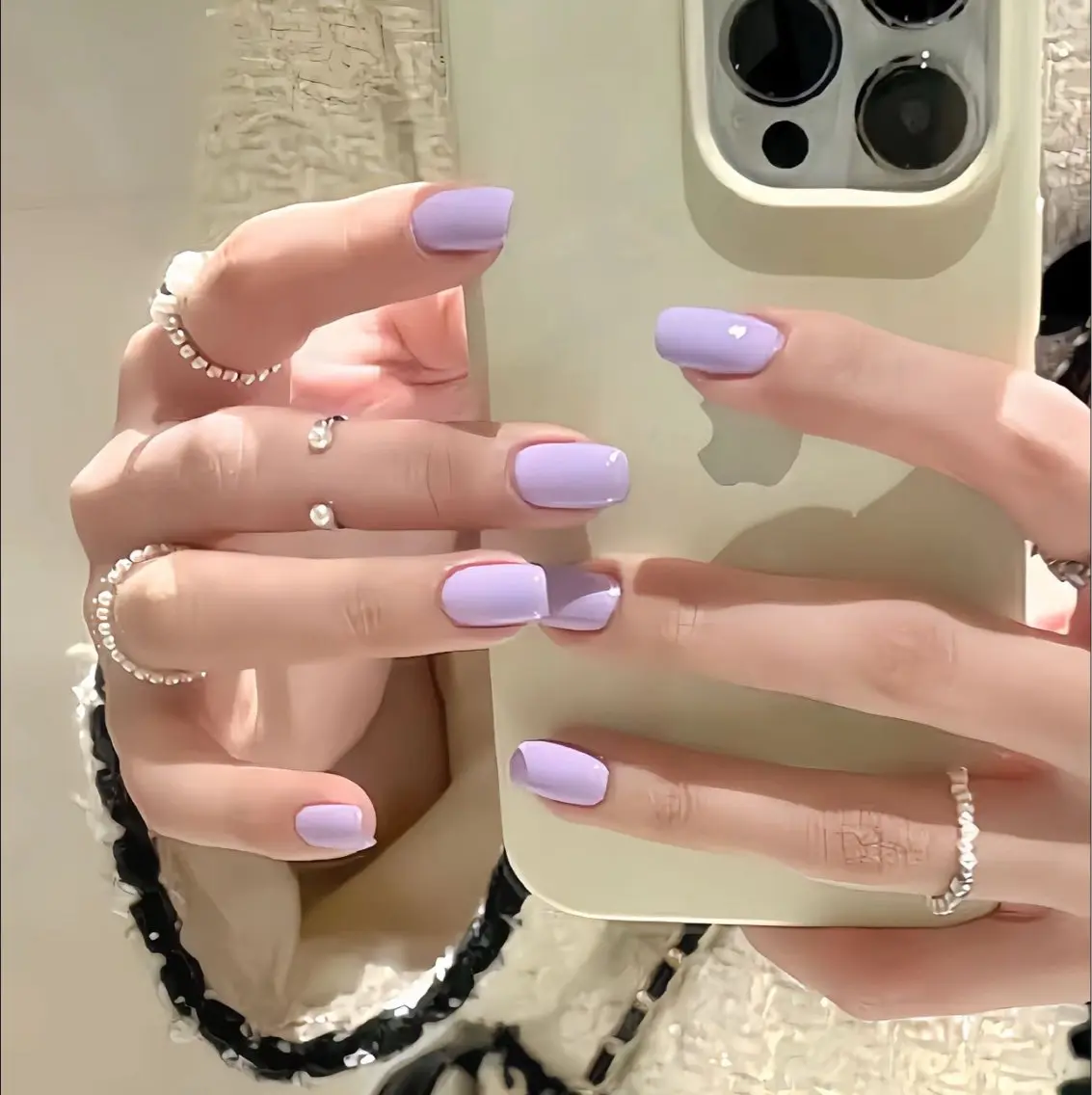 ネイル ハート 韓国ネイル オフィスネイル ワンカラーネイル シンプルネイル ハンドネイル Lynn_ Nailのネイルデザイン