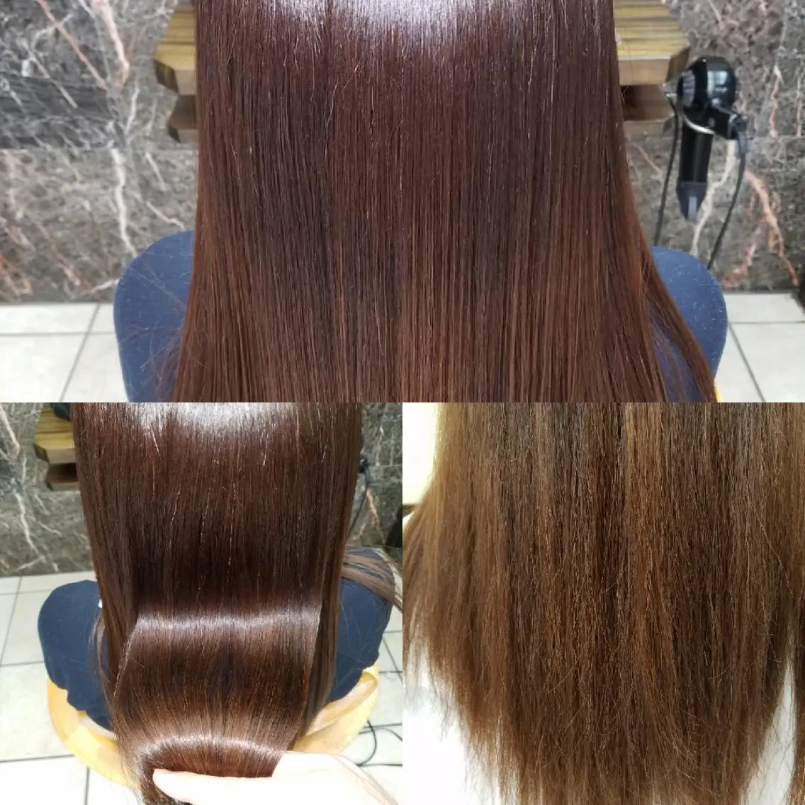 ロング カラー 縮毛矯正 大人の艶髪✂️ 矢崎美紀のヘアスタイル