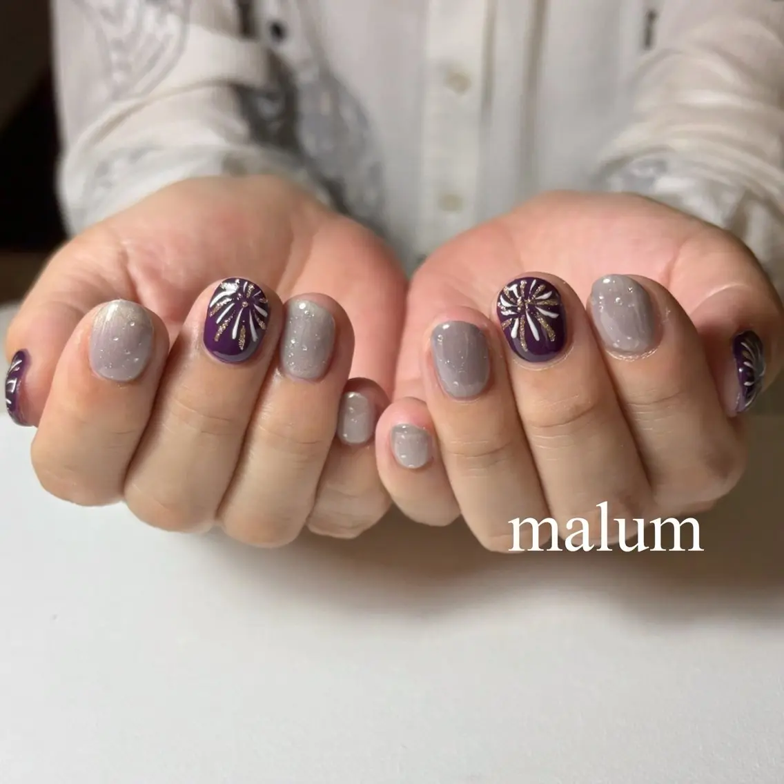 ネイル ハンドネイル malum nailのネイルデザイン