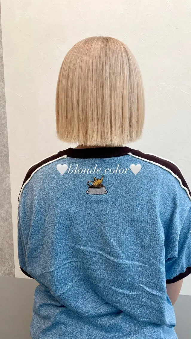 ショート カラー ブロンド カット ヘアカラー トリートメント 🌷tocca Mai🌷のヘアスタイル