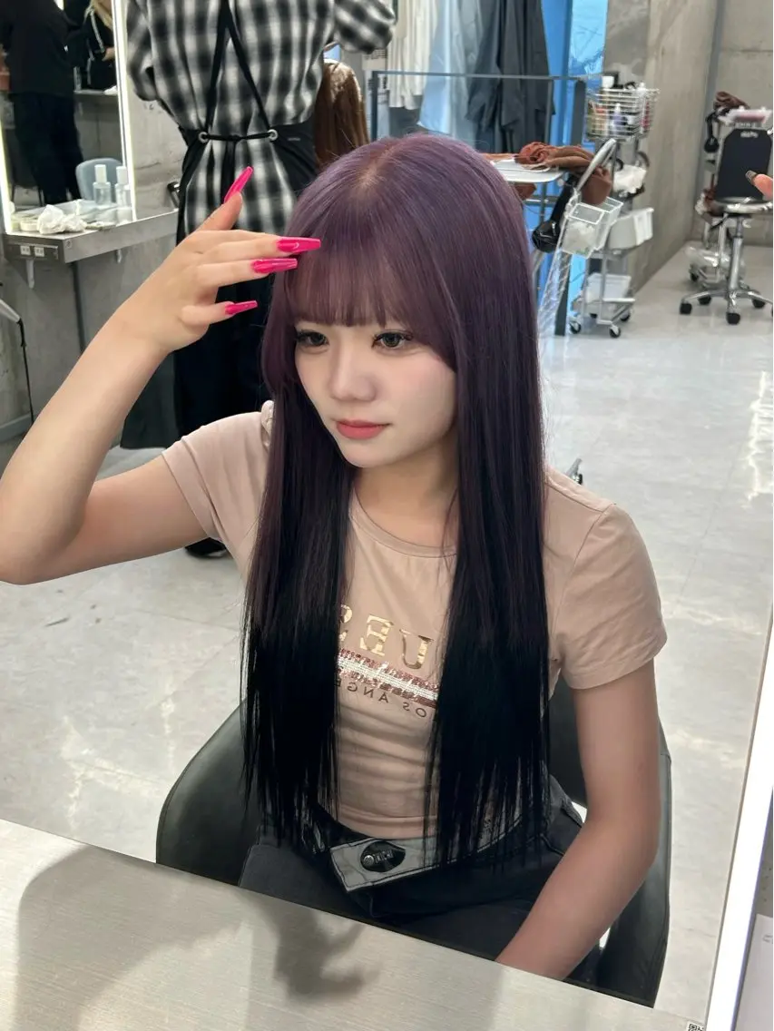 ロング カラー ヘアカラー カラー/エクステ 🤍ルナのヘアスタイル