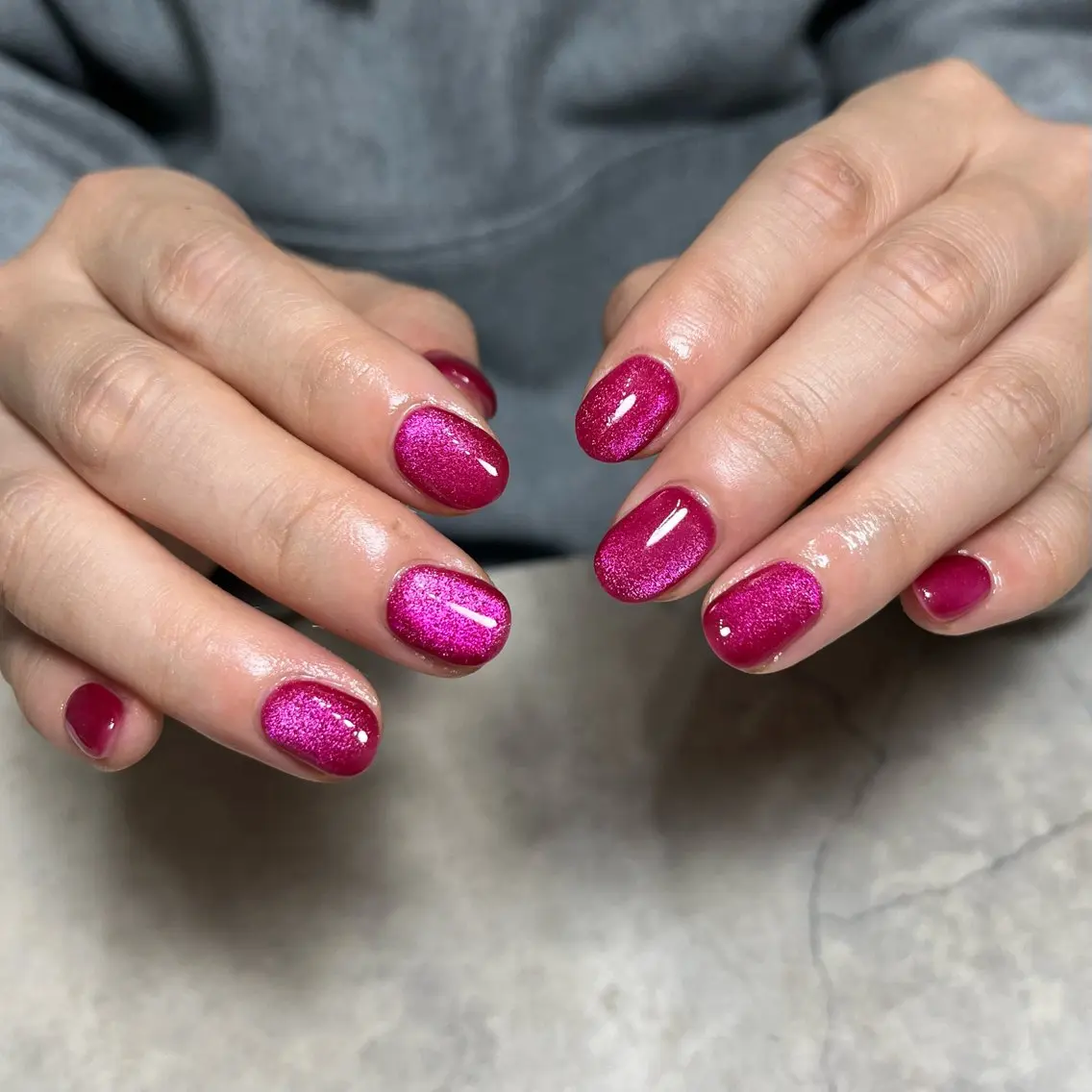 ネイル グリーン ハンドネイル vegh. nail／阿波座のネイルデザイン