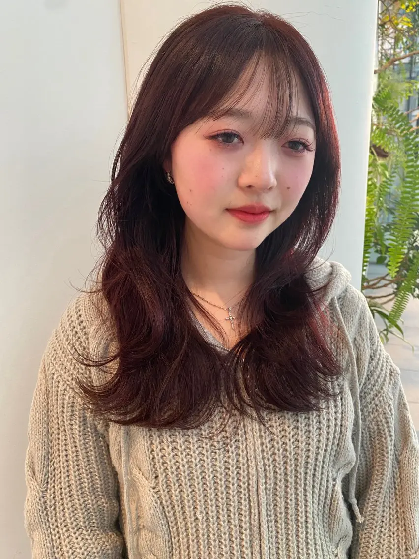 ロング カラー カット ヘアカラー トリートメント mai / linoah˚✧のヘアスタイル