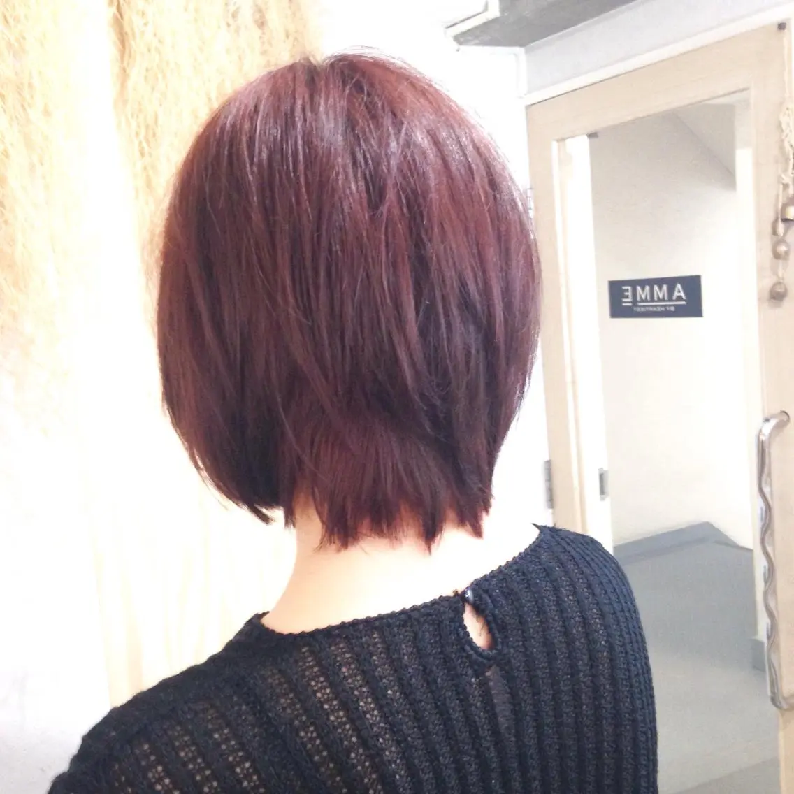 ショート カラー ピンクカラー バイオレットカラー 💎髪質改善💎 デザイナーshinのヘアスタイル