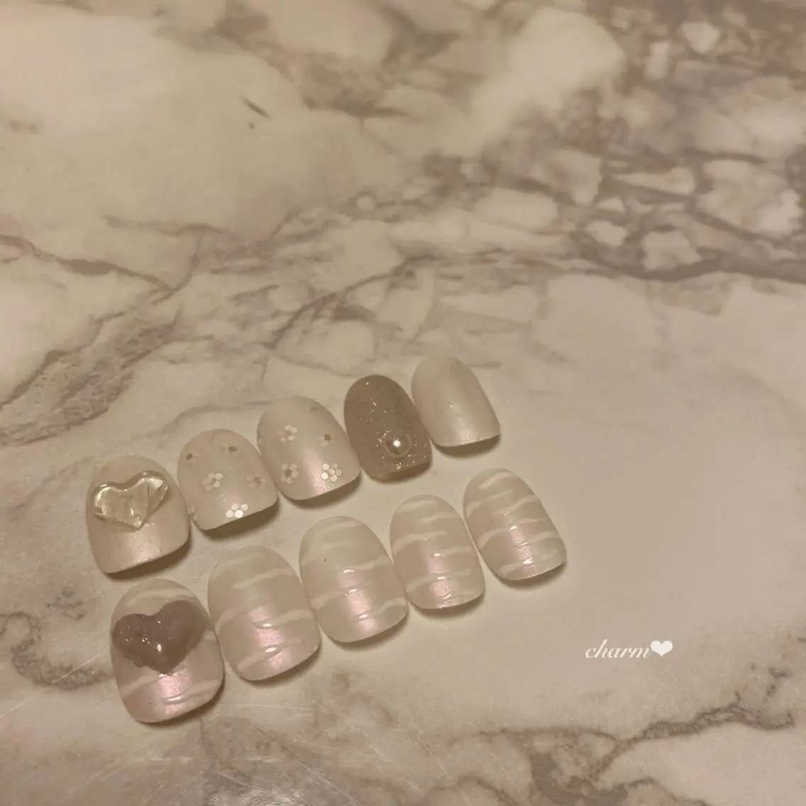 ネイル アニマル柄 マットネイル ミラーネイル その他(ネイル) nail salon charmのネイルデザイン